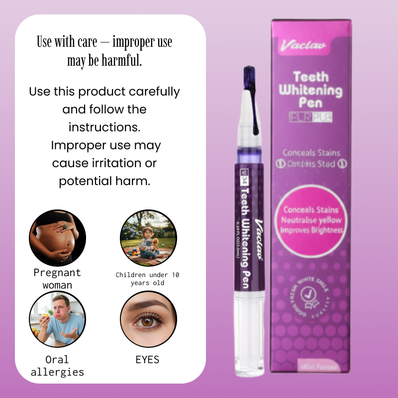 💎 Naturawhite – Purple Teeth Whitening Pen with Color-Correcting Technology