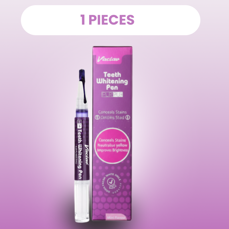 💎 Naturawhite – Purple Teeth Whitening Pen with Color-Correcting Technology