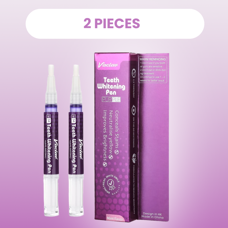💎 Naturawhite – Purple Teeth Whitening Pen with Color-Correcting Technology