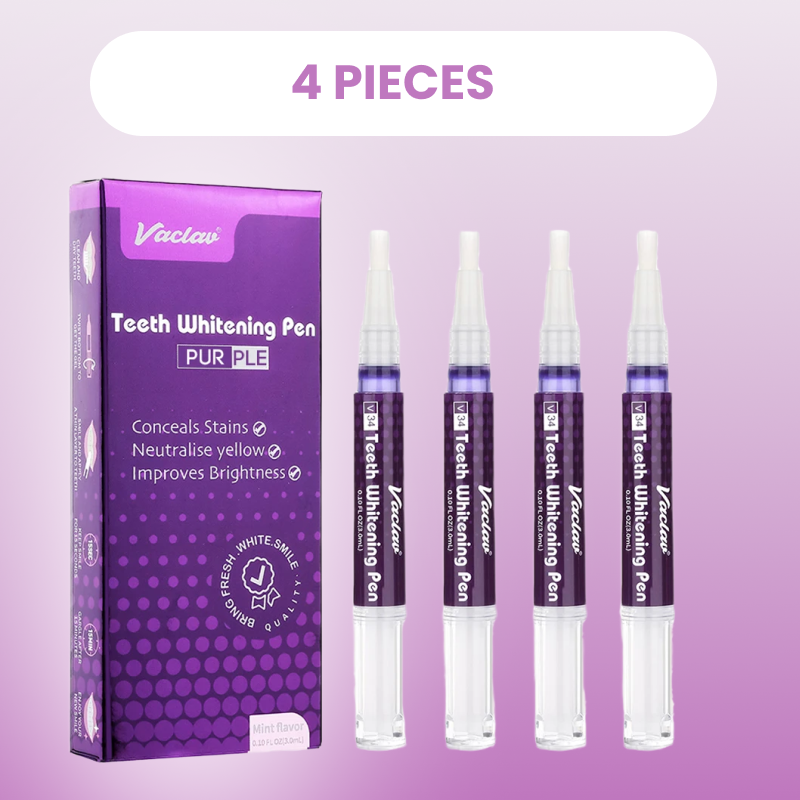 💎 Naturawhite – Purple Teeth Whitening Pen with Color-Correcting Technology
