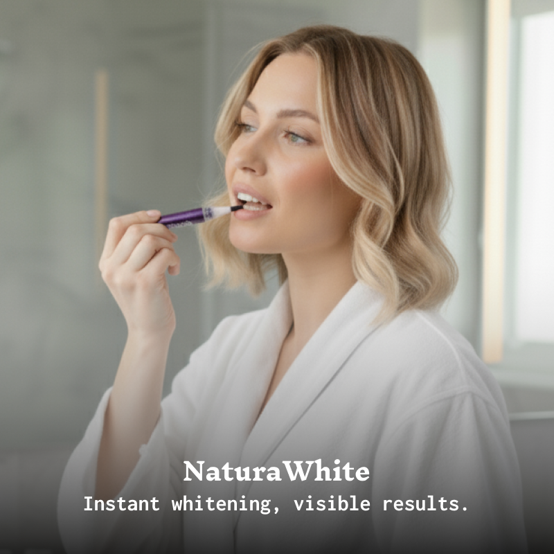 💎 Naturawhite – Purple Teeth Whitening Pen with Color-Correcting Technology