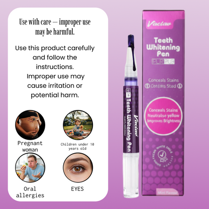 💎 Naturawhite – Purple Teeth Whitening Pen with Color-Correcting Technology